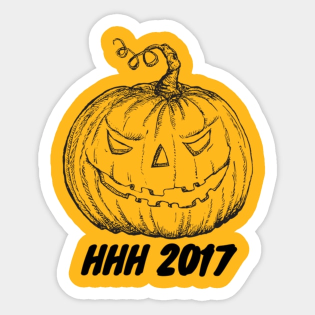 Hokey Halloween Horror 2017 Sticker by thereelbradbell